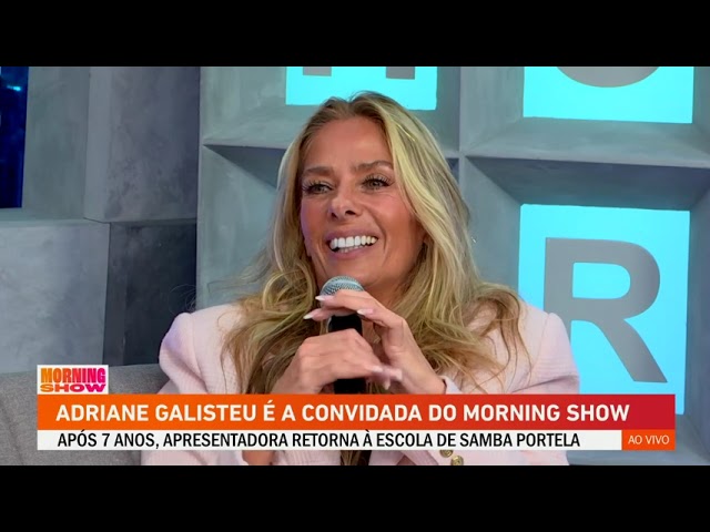 Assista à entrevista completa de Adriane Galisteu no Morning Show