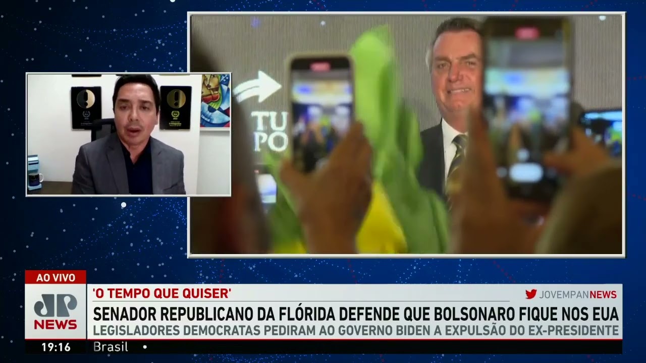 Senador republicano da Flórida defende que Bolsonaro fique nos EUA