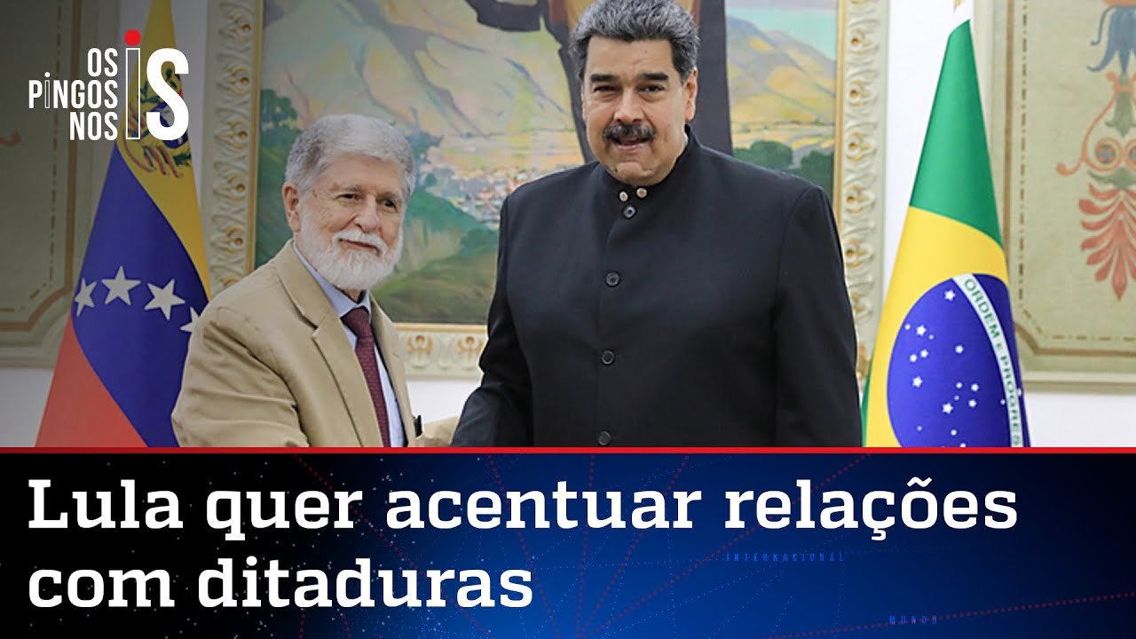 Pelo "bem da democracia", assessor de Lula se encontra com o ditador Nicolás Maduro