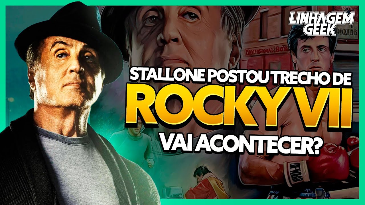 BOMBA! STALLONE POSTA RASCUNHO DE ROCKY 7!