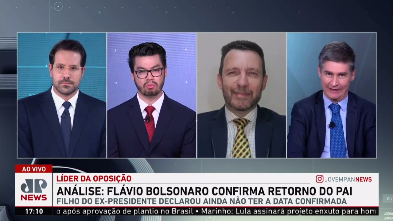 Flávio Bolsonaro confirma retorno do pai, mas sem data assegurada