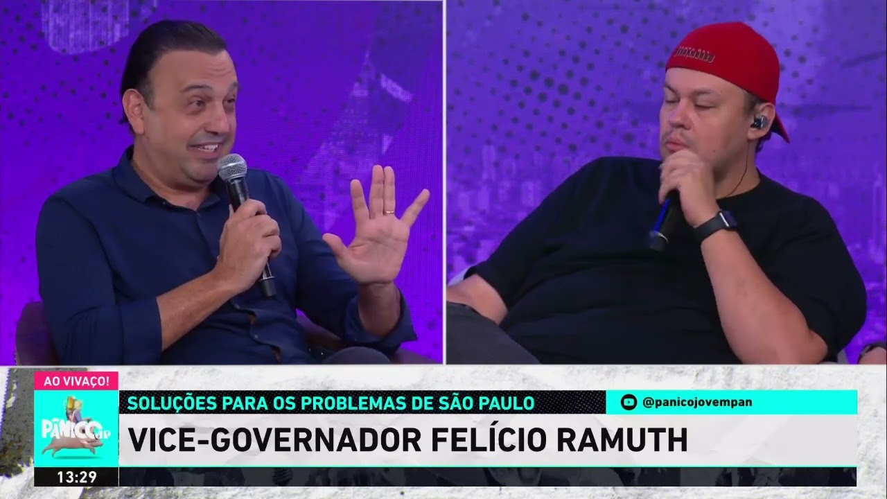 PÂNICO ENTREVISTA FELICIO RAMUTH, VICE-GOVERNADOR DE SP; ASSISTA NA ÍNTEGRA