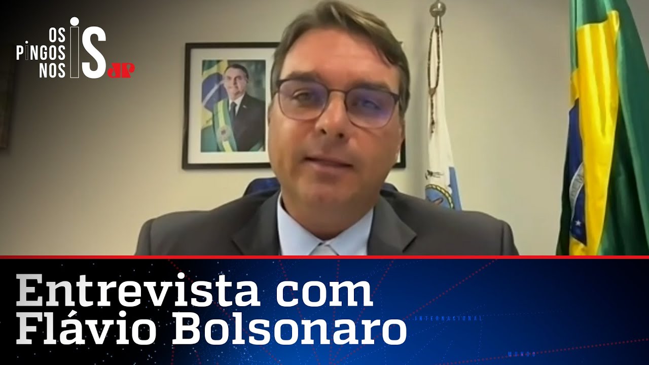 Exclusivo: Flávio Bolsonaro fala sobre candidatura de Jair Bolsonaro para 2026 e volta ao Brasil