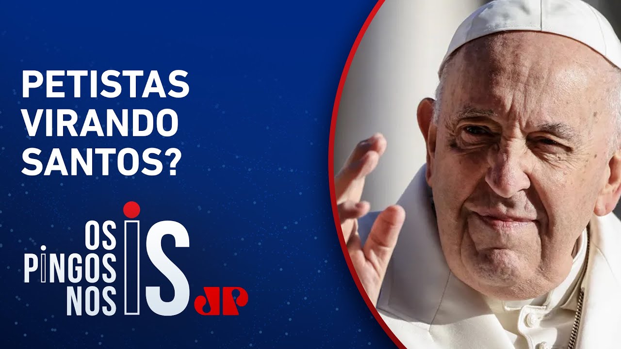 Papa faz o ‘L’ e defende Lula: ‘Foi perseguido’