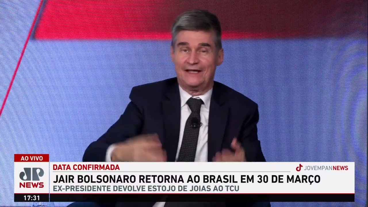 PL confirma volta de Bolsonaro ao Brasil em 30 de março