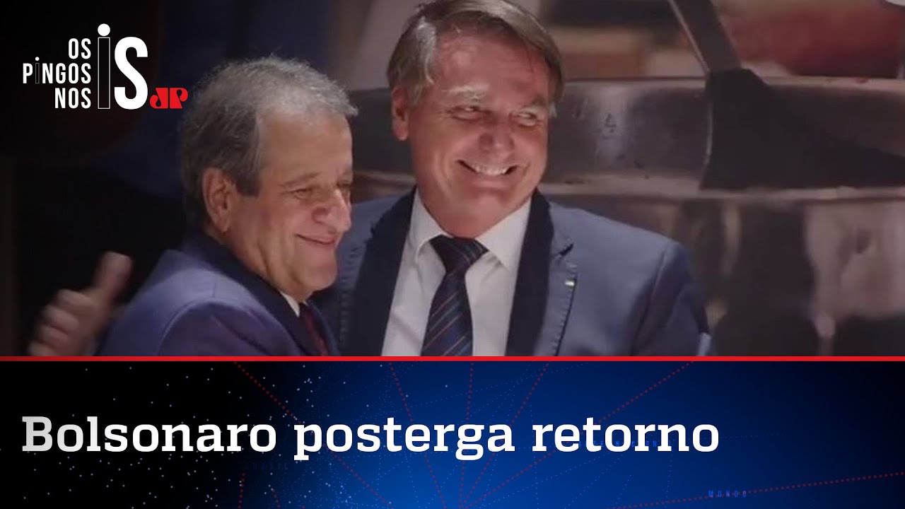 Valdemar muda data e agora diz que Bolsonaro volta ao Brasil em abril