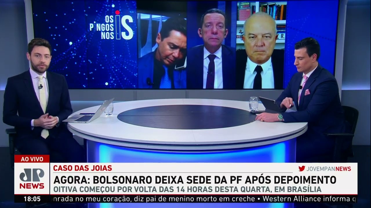 Bolsonaro deixa sede da PF após prestar depoimento
