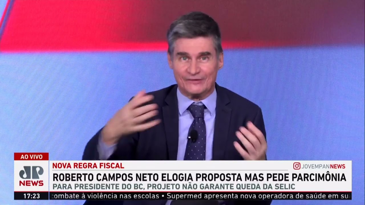Campos Neto elogia arcabouço fiscal, mas diz que ideia não garante redução da Selic em curto prazo