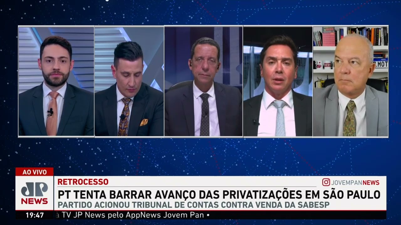 PT tenta barrar privatização da SABESP