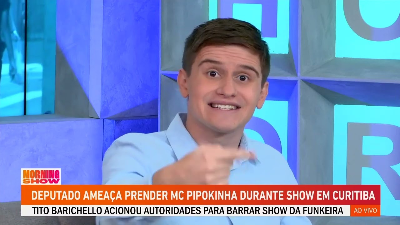 Deputado ameaça prender MC Pipokinha durante show em Curitiba